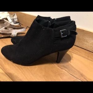 Cute black booties